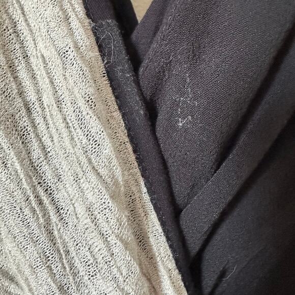 Anthropologie Maeve Elisabel Midi Dress High Low Noir Boho Summer Party SMALL - Picture 6 of 12